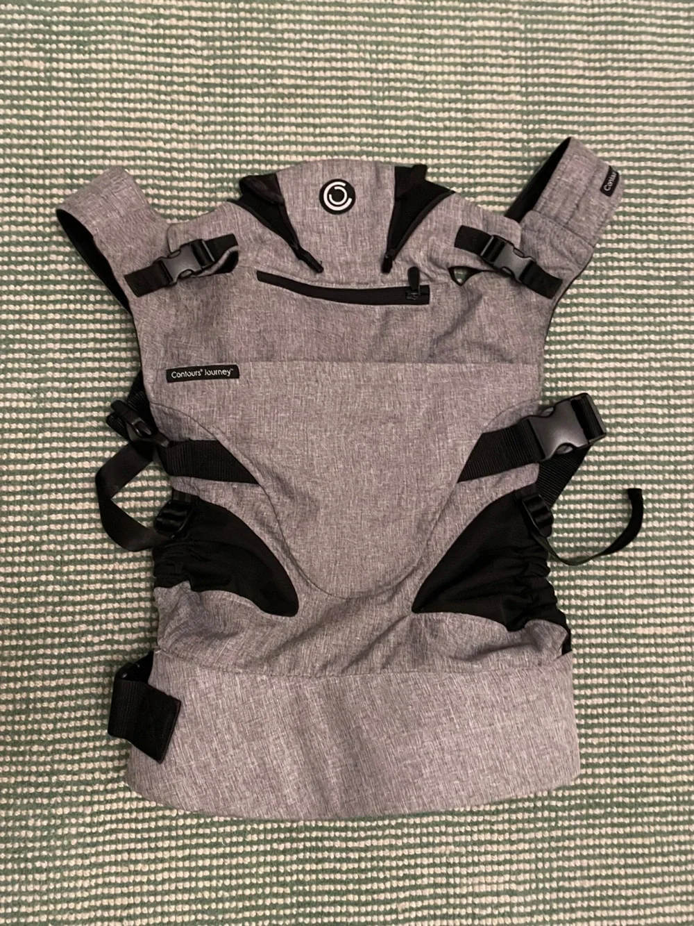 Contours Journey Infant Baby Toddler Carry back pack in gray Adjustable!